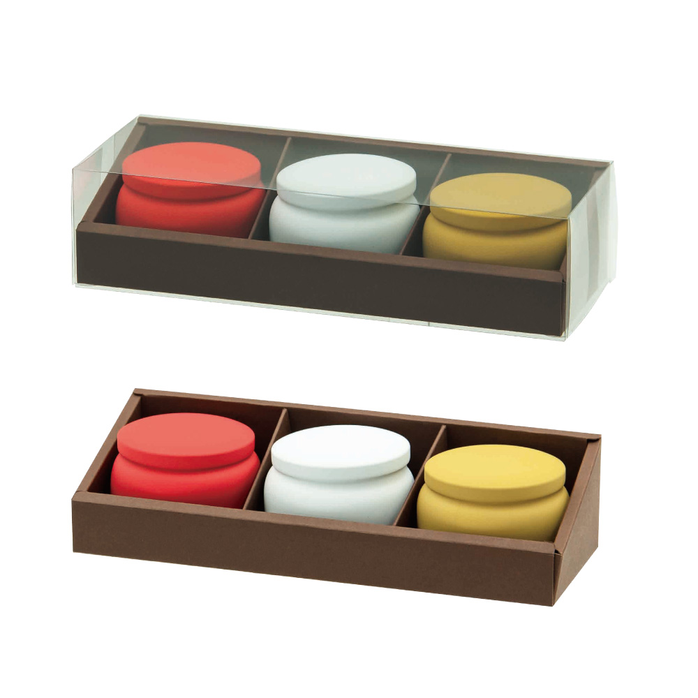 3個用箱+蓋クリア